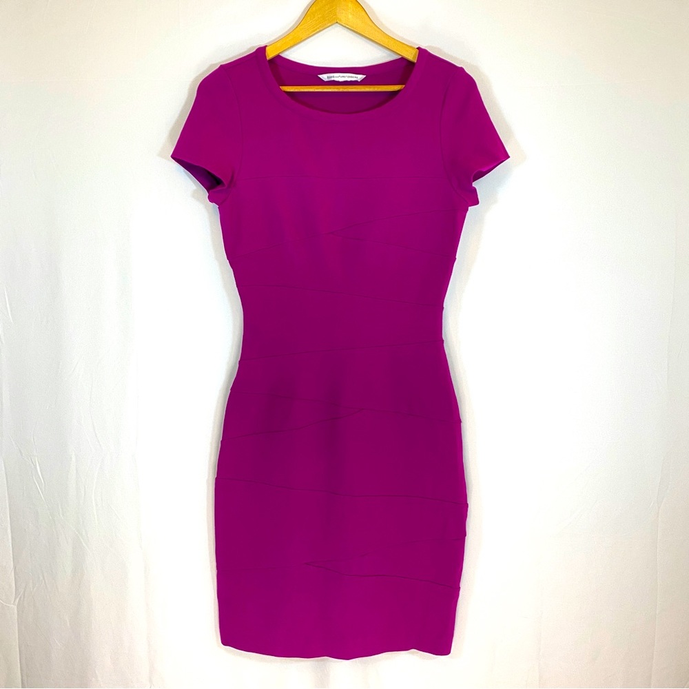 Diane von Furstenberg (authentic) body con dress, fuchsia colour
